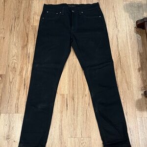 Nudie Jeans Men's Slim Black Denim